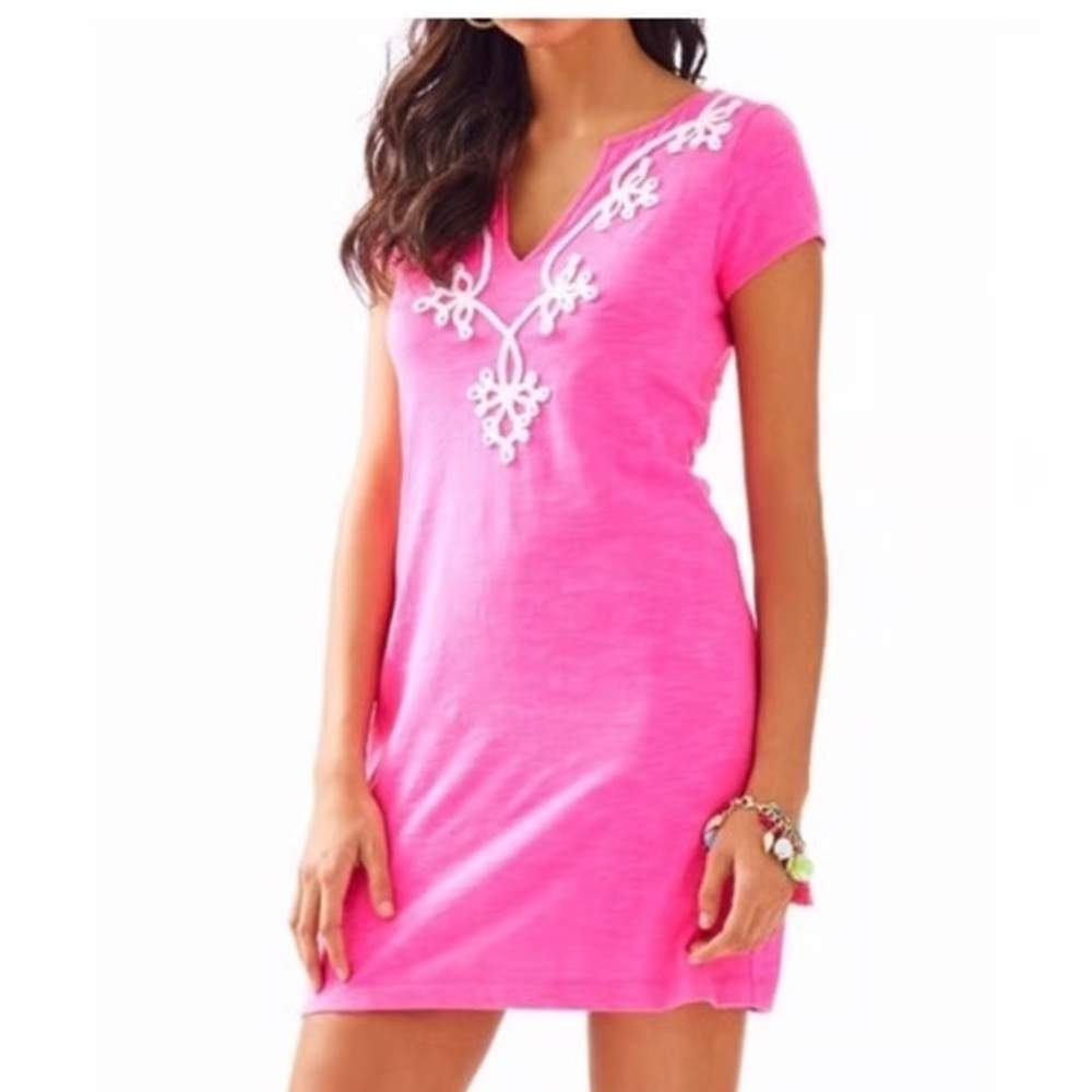 Lilly Pulitzer Pink and Gold Top